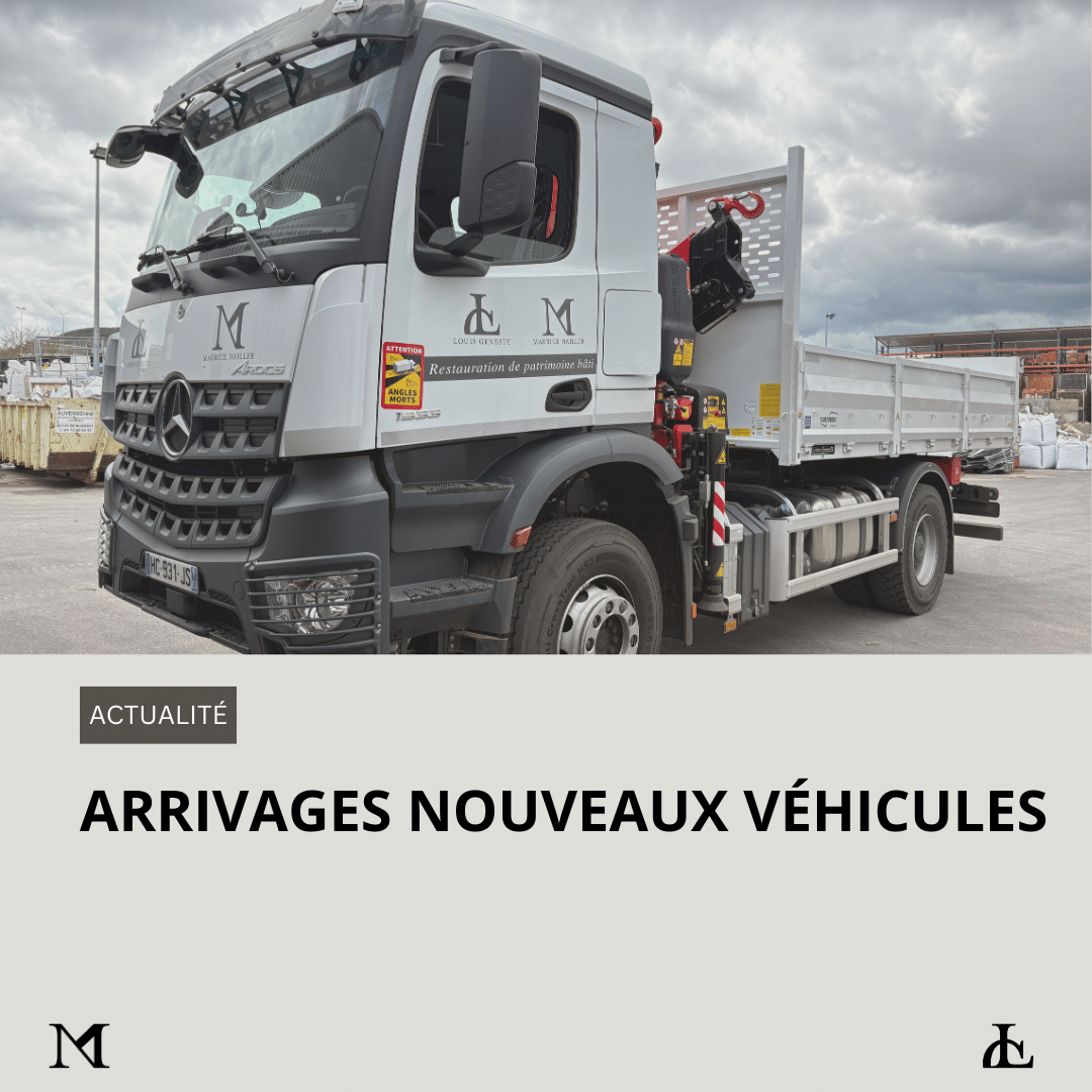 ARRIVAGE DE NOUVEAUX VÉHICULES